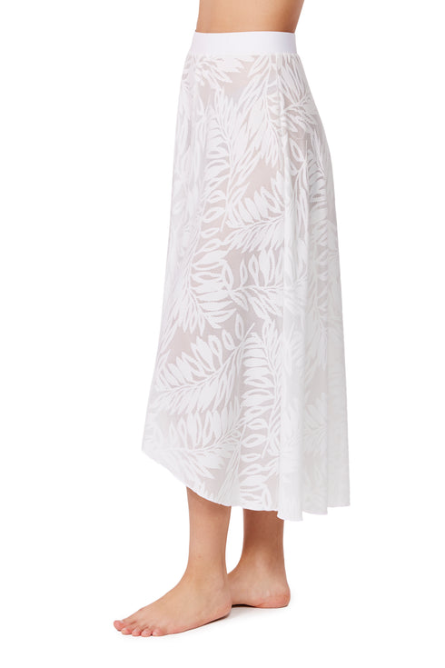 Profile by Gottex Skyfall Textured High Low Skirt Cover-Up